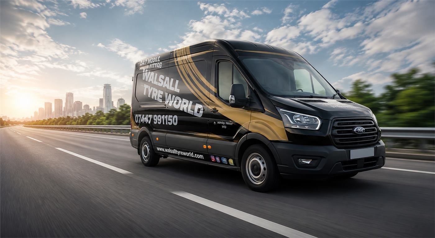 Walsall Tyre World van